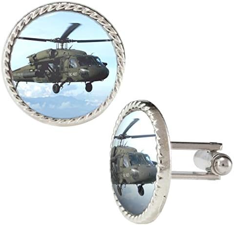 Arthwick Store FAC Черен Боен Хеликоптер Hawk H60 Военен Армейските копчета за Ръкавели