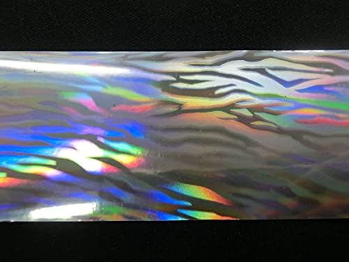 Холограма ФОЛИО GLEAM FOIL Nature Series машини за топъл печат. (Цветен модел - холограма на зебра.) [Той се използва за