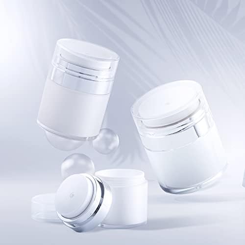 3 опаковки на Нов празен безвъздушно козметични контейнер – най-Добрият многократна употреба контейнер за кремове,
