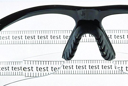 Защитни очила за четене KleenGuard V60 30-06 (19892), Прозрачни очила за четене с диоптриями + 3,0, Черна рамки, 6 чифта