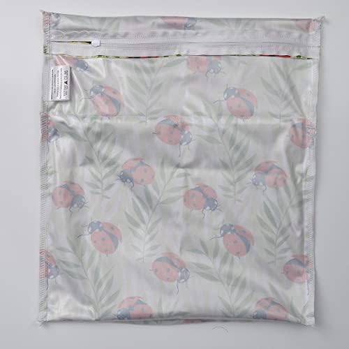 Чанта за влажни сушене ReUseLife за Еднократна употреба с Два джоба с Цип за Матерчатых менструални тампони и Детски Тъканта Подгузника, 11,5 x 14 Инча