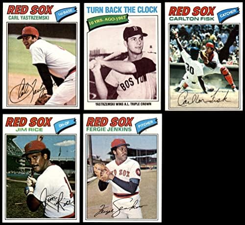 1977 Сет екип Топпс на Бостън Ред Сокс, Бостън Ред Сокс (сет) Ню Йорк Ред Сокс