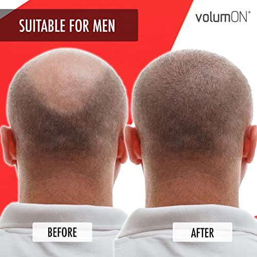 Влакна за удължаване на косата Volumon Professional - Лек от загуба на коса - КЕРАТИН - ЧЕРНО 28 g - До 30 приложения
