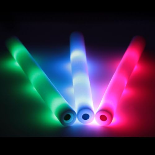 Светеща led светлини Panda-Up 18 , Вспыхивающая Поролоновая пръчка за рали, 3 режима, различни цветове, (1 пръчка)