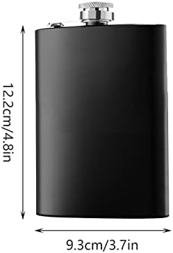 Бутилка вино от Неръждаема Стомана YIISU 5CG Преносима Плоска Бутилка Вино, Чаша за Пиене