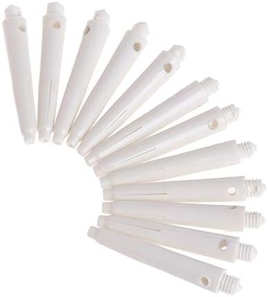 Къси найлонови накрайници за стреличките Dartfellas, 3,5 см, Бели (4 серии по 12 накрайници)