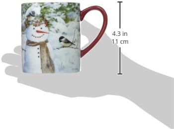 Снежен човек от Цици Ланг 14 грама. Чаша от Джейн Шаски (10995021396), 1 брой (опаковка от 1), Боядисана