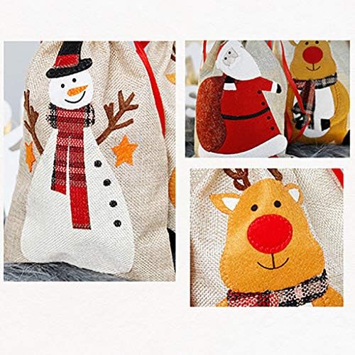 Uqiangy Коледна Украса Бельо Детски Подаръчен пакет, Чанта за Бонбони Чанта За Съхранение Под Леглото си Кутия за