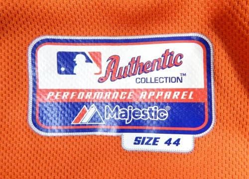 2013-19 Хюстън Астрос #46 Използвана в играта Оранжева Риза, Табела с името на Изтрита 44 DP25517 - Използваните В играта тениски MLB