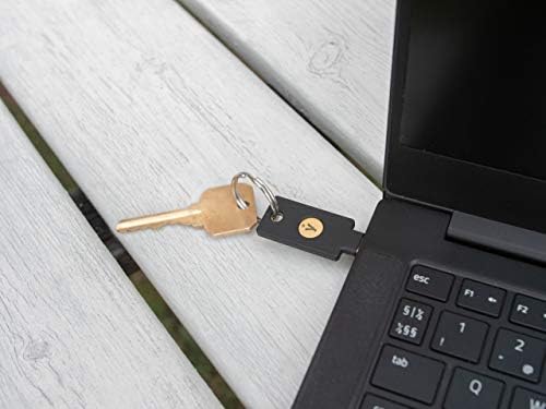 Yubico - YubiKey 5C NFC - двухфакторный ключ USB и сигурност NFC, подходящ за USB порт-C и работи с поддържаните мобилни
