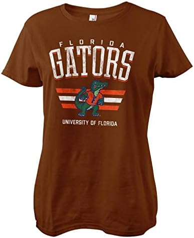 Университет На Флорида Официално Лицензировал Винтажную Женска Тениска Флорида Gators