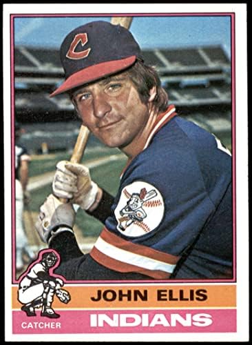 1976 Topps # 383 Джон Елис Кливланд Индианс (Бейзболна карта) в Ню Йорк Индианс