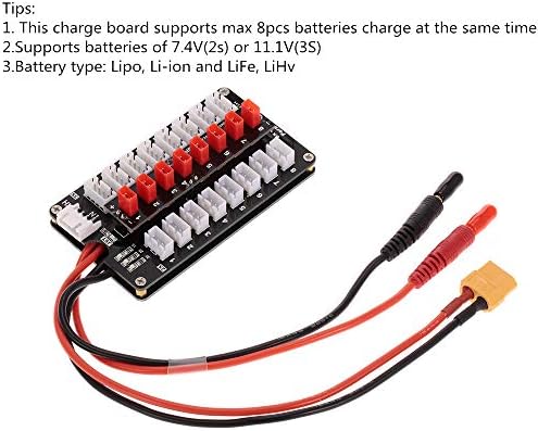 HobbyFly JST Паралелна зарядно устройство ще захранване на такса за 2-3 S Lipo Батерия Балансова зарядно устройство ще захранване