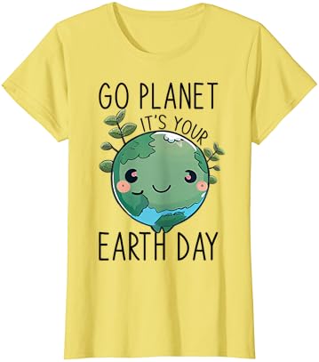 Сладка тениска с изображение на Деня на Земята Go Planet Earth Day