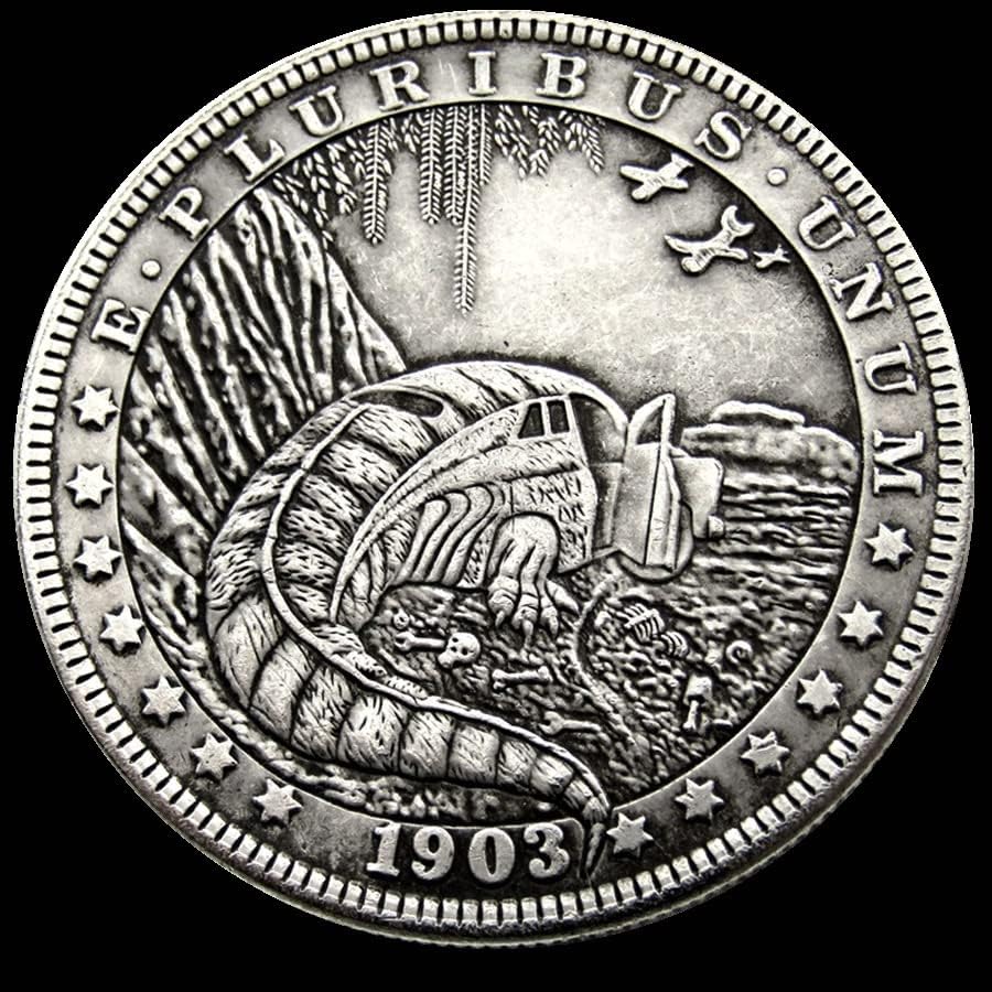 Сребърен Долар Монета Скитник щатския Долар Морган Чуждестранна Копие на Възпоменателна монета #39