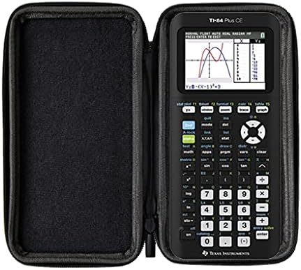 Защитен калъф WYNGS за графичен калкулатор Texas Instruments TI-84 Plus CE черен цвят