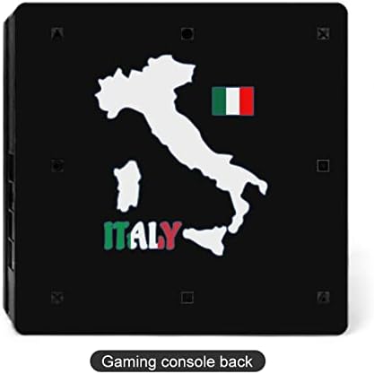 Карта на Италия, флаг, залепваща стикер от PVC, защитен стикер за кожата, стикер за PS4 Pro/PS4 Slim Controller