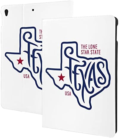 Защитен калъф за Ipad Texas The Lone Star State, Съвместим с Ipad Air3 10.5 инча, Защитен калъф от изкуствена кожа, на