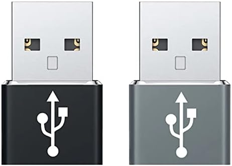 Бърз USB адаптер-C за свързване към USB-порт, който е съвместим с вашия LG Velvet за зарядни устройства, синхронизация, OTG-устройства, като клавиатура, мишка, Zip, геймпад, pd (2 о