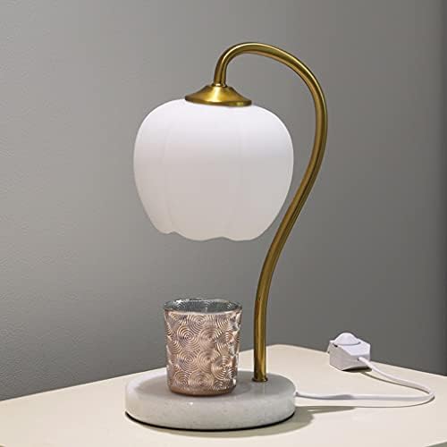 Лампа за Ароматерапия LLLY Свещ Thermal Luminous, Мрамор Светла Атмосфера Спални, Топли Нощни и Настолни Лампи