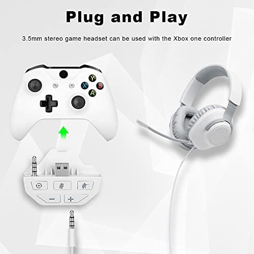 Адаптер за слушалки Iesooy за Xbox one, Адаптер за слушалки Xbox, Адаптер контролер Xbox, Адаптер за микрофон Xbox контролера