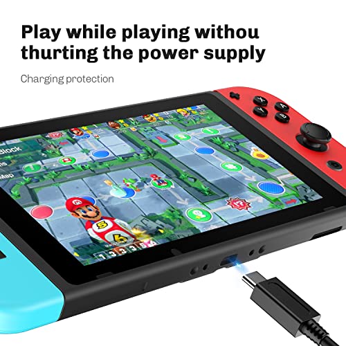 Зарядно устройство с мощност 39 W за Nintendo Switch, ac адаптер VOYEE, Зарядно устройство с бързо превключване, Блок захранване