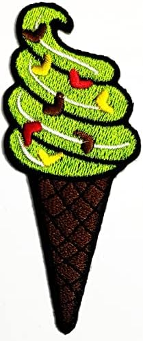 Салфетки Плюс 3шт. Лимон-Зелен Сладолед Карикатура Бродирана Апликация на плавателни съдове, Ръчно изработени За Малки Момичета