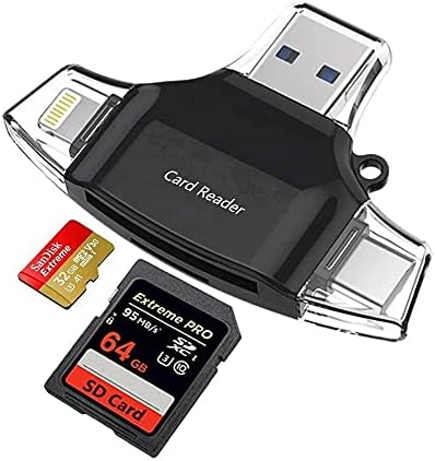 Смарт притурка на BoxWave, който е съвместим с сверхлегким лаптоп LG 14Z90Q (14 инча) - Устройство за четене на SD карти