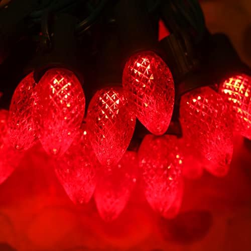Сменяеми лампи Yirunfa C7 Christmas Lights, 25 бр., 120 НА UL, led лампи, с регулируема яркост за осветление Коледно