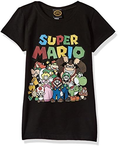 Тениска с групова снимка за момичета Nintendo