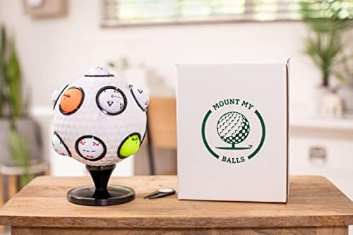 Дузина 7–инчови топки за голф игрища за голф играчи, обемът на 13 гола - Здрава стойка за топки от ABS-пластмаса
