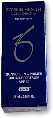 Слънцезащитен крем и грунд ZO Skin Health с широк спектър на действие SPF-30 0,5 ет. унция / 15 мл, опаковка по 1