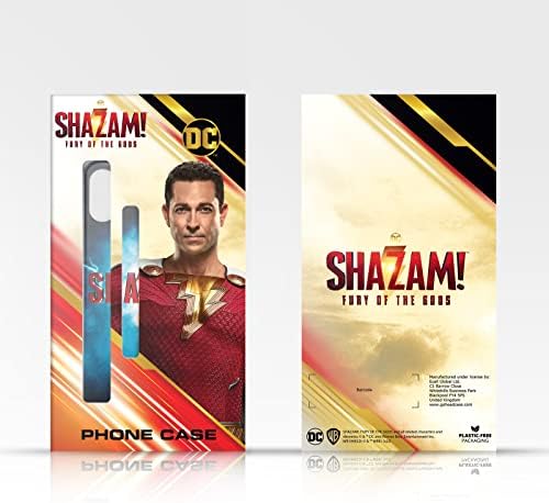 Дизайн на своята практика за главата Официално лицензиран Shazam!: Fury of the Gods Комикси Graphics Хибриден калъф е Съвместим с Apple iPhone Pro 13