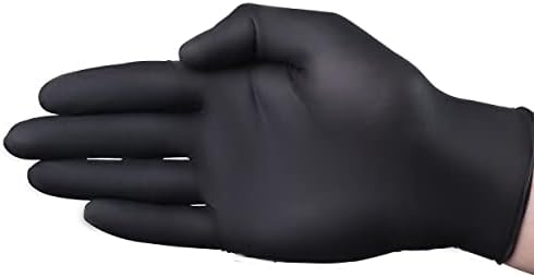 Нитриловые ръкавици VGuard A11A3 - Ръкавици за Еднократна употреба черен цвят 3,5 mils