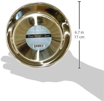 Прибори ProSelect Dura-Weight от неръждаема стомана — Здрава прибори за хранене за кучета и котки, 2 литра