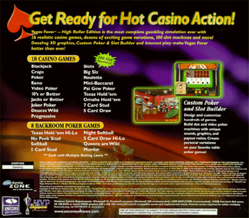 Vegas Fever High Roller Edition PC