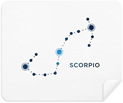 Съзвездието Скорпион е Зодиакален Знак, Плат За Почистване на Екрана за Пречистване на 2 елемента Замшевой Тъкан