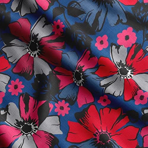 Цветен принт Soimoi Декор на Нежната тъкан, Шевна плат by The Yard - Декоративна тъкан ширина 54 инча за