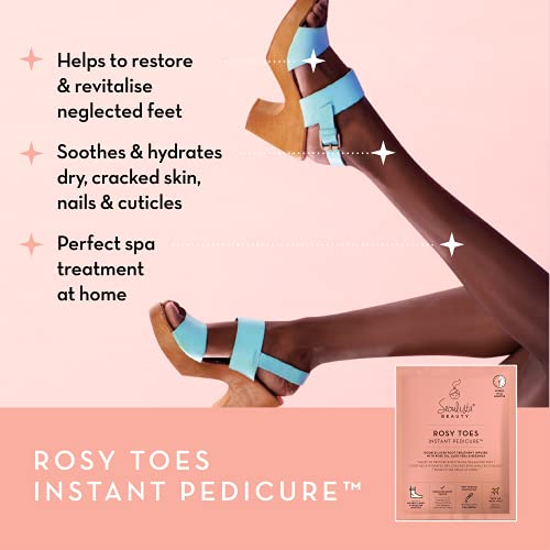 Незабавен педикюр Seoulista Beauty Rosy Toes - Грижа за краката в домашни условия с розово масло и натурални съставки,