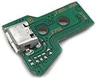 Tuneway за контролер PS4 USB Порт За Зареждане Конектор Заплата JDS-055 5-ТА V5 12-пинов Кабел