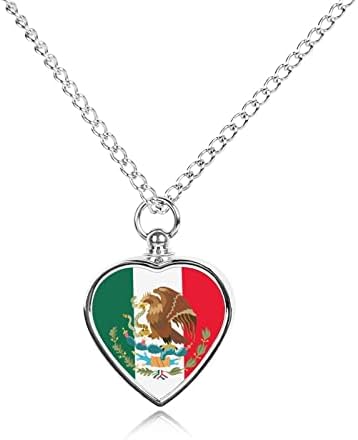 Мексикански флаг, урна за домашни любимци, колие за кучета, котки, паметник висулка с праха, бижута на паметта