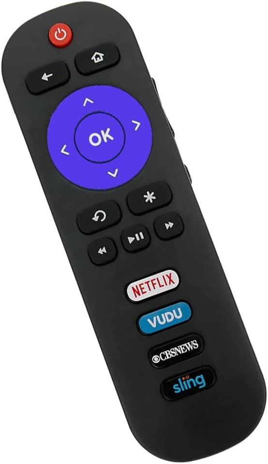 Подмяна на дистанционното управление за TCL Roku TV Remote Всички TCL Roku Smart LED телевизор с CBS/Sling/Netflix/