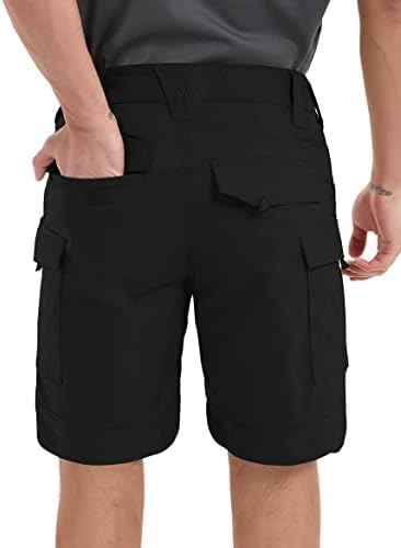 Мъжки Тактически Панталони 8,5 Инча(А) А) Flex Stretch Водоустойчив Товарни Туристически Шорти Дишащи Работни Панталони