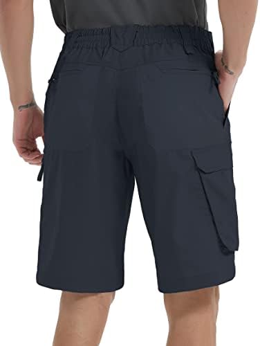 Мъжки Тактически Панталони 8,5 Инча(А) А) Flex Stretch Водоустойчив Товарни Туристически Шорти Дишащи Работни Панталони Ripstop