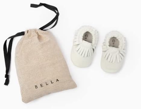 Bella/ Кожена Детски обувки за ходене от 0 до 6 месеца, Кожени Мокасини за малки момчета и Момичета, Сватбени