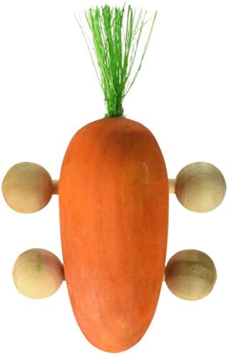 Дъвченето играчка Фаянс Roll-N-Carrot И 4 L X 2.5 W X 1.5 H