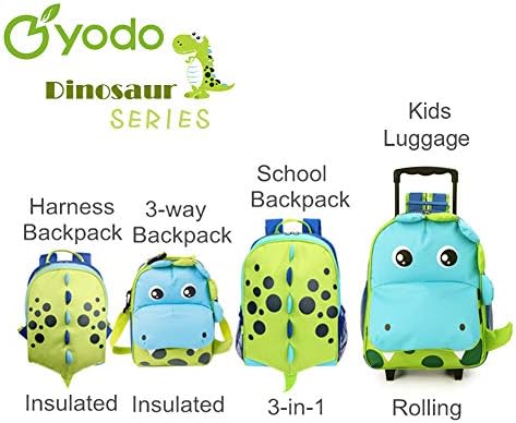 Детски Куфар Yodo 3-Лентов Багаж или Раница на колела за деца