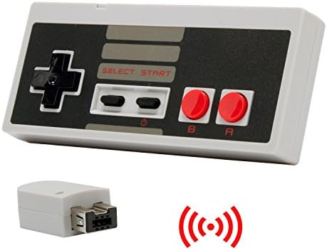 Безжичен контролер за NES Classic Edition, Страхотен Безжичен контролер Nes Classic с вградена батерия, Геймпад