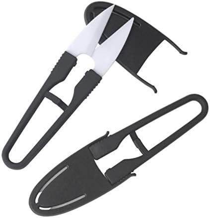 Healifty U-Образна Форма На Калъф За Шевни Ножици Комплект Ножици За Бродиране Ножици За Рязане На Керамични Нишки Машина
