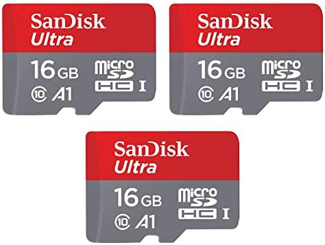 Карта памет 16GB SanDisk 3-Pack Ultra microSDHC UHS-I (3x16 GB) - SDSQUAR-016G-GN6MM